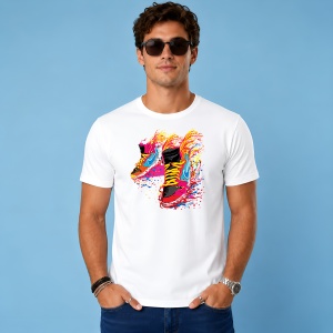 Tricou Ghete Sport Explozie Culori Neon Urban Dynamic Street Style, din bumbac 100% Copii | Dama | Barbat