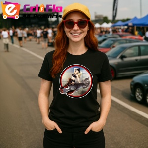 Tricou Girl Cu Logo Racheta | Unisex Dama si Barbat