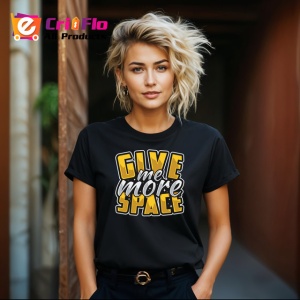 Tricou Give Me More Space Astronaut Amuzant, din bumbac 100%, tricou negru Copii | Dama | Barbat - Img 8