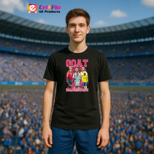 Tricou Goat Ronaldo Messi Neymar - Copii | Dama | Barbat - Img 11