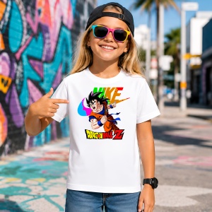 Tricou Goku Dragon Ball Z Power Up Ilustratie Urbana, din bumbac 100% Copii | Dama | Barbat - Img 4