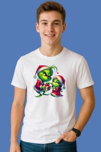 Tricou Grinch Daruieste Cadou Lui Cindy Lou, din bumbac 100%, tricou alb, Copii | Dama | Barbat