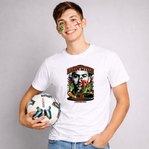 Tricou Hakim Ziyech Morocco World Cup Fifa 2026, din bumbac 100%, tricou alb, Copii | Dama | Barbat