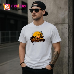 Tricou Halloween Logo, din bumbac 100%, tricou alb, Dama | Barbat