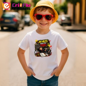 Tricou Haos Tactic Total Antrenor Fotbal Amuzant, din bumbac 100% , tricou alb pentru Copii | Dama | Barbat - Img 4