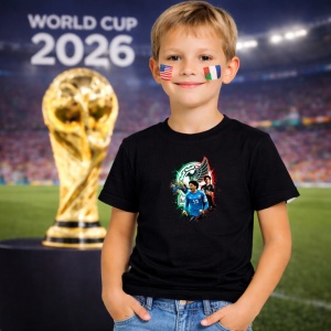 Tricou Hirving Lozano Mexico World Cup Fifa 2026 V5, din bumbac 100%, tricou negru, Copii | Dama | Barbat - Img 5