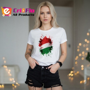 Tricou Hungary Steag Splash Art, Copii | Dama | Barbat - Img 10