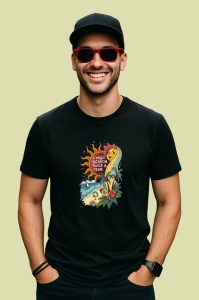 Tricou I Need Vacation Twice A Year, Copii | Dama | Barbat, culoare negru - Img 2