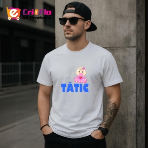 Tricou In Curand Voi Fi Tatic Fetita, din bumbac 100%, tricou alb, Dama | Barbat - Img 2