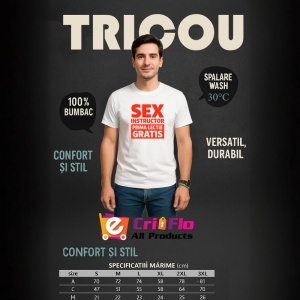 Tricou Instructor prima lectie gratis, Copii | Dama | Barbat - Img 6
