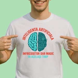Tricou Inteligenta Artificiala magic - Copii | Dama | Barbat