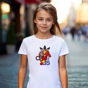 Tricou Ironman Power Fire Tricou Alb - Copii | Dama | Barbat - Img 4