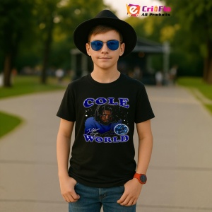 Tricou J. Cole, muzica Hip-Hop / Trap, Dama | Barbat | Copii, Culoare Negru - Img 6