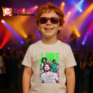 Tricou J. Cole - Neon Theme, muzica Hip-Hop / Pop / Rock, Dama | Barbat | Copii - Img 13