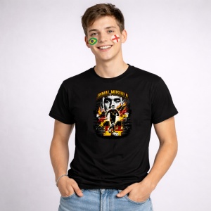 Tricou Jamal Musiala Germany World Cup Fifa 2026, din bumbac 100%, tricou negru, Copii | Dama | Barbat - Img 2