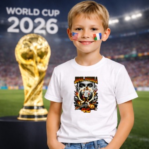 Tricou Jamal Musiala Germany World Cup Fifa 2026 V2, din bumbac 100%, tricou alb, Copii | Dama | Barbat - Img 5