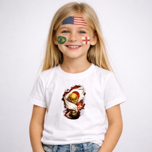 Tricou Japan World Cup Fifa 2026, din bumbac 100%, tricou alb, Copii | Dama | Barbat - Img 2