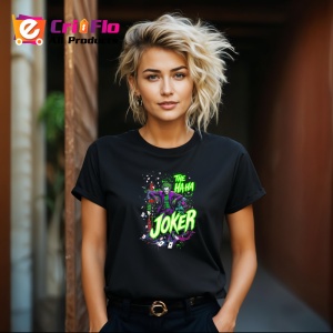 Tricou Joker the haha stropi rosii si verzi, Copii | Dama | Barbat , tricou negru - Img 9