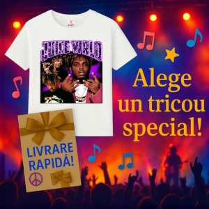 Tricou Juice WRLD - Purple Pose, muzica Pop / Country), Dama | Barbat | Copii - Img 12