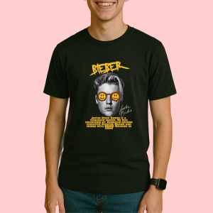Tricou Justin Bieber, muzica Hip-Hop / Trap, Dama | Barbat | Copii, Culoare Negru - Img 3