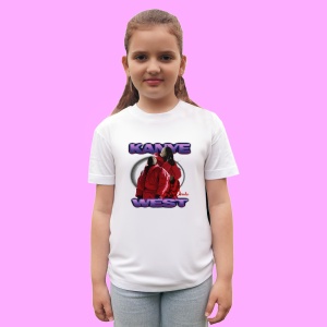 Tricou Kanye West - Purple Glow, muzica Hip-Hop / Trap, Dama | Barbat | Copii - Img 3