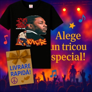 Tricou Kendrick Lamar v1, muzica RAP, Dama | Barbat | Copii, Culoare Negru - Img 7