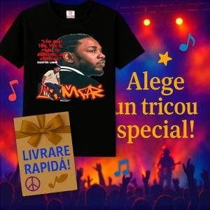 Tricou Kendrick Lamar v1, muzica RAP, Dama | Barbat | Copii, Culoare Negru - Img 11