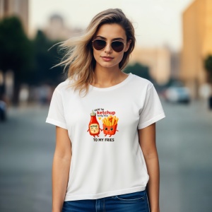 Tricou Ketchup si cartofi prajiti - Copii | Dama | Barbat - Img 7