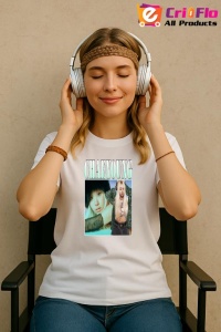 Tricou KPOP dama cu trupa formatia CHAEYOUNG 3 , music Coreean 201 - Img 8