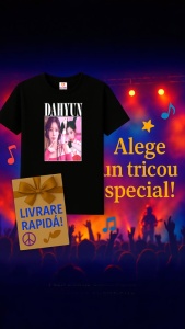 Tricou KPOP dama cu trupa formatia DAHYUN , music Coreean 205 - Img 7