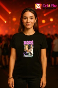 Tricou KPOP dama cu trupa formatia ROSE PARK , music Coreean 282 - Img 3