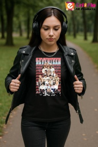 Tricou KPOP dama cu trupa formatia SEVENTEEN , music Coreean 288 - Img 5