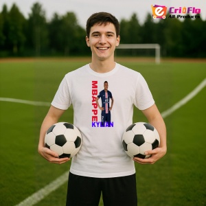 Tricou Kylian Mbappe PSG Prezentare - Copii | Dama | Barbat - Img 3