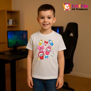 Tricou Labubu fete colorate, Unisex Dama si Barbat | Copii - Img 4