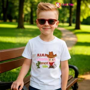Tricou Labubu howdy mama, Unisex Dama si Barbat | Copii - Img 5