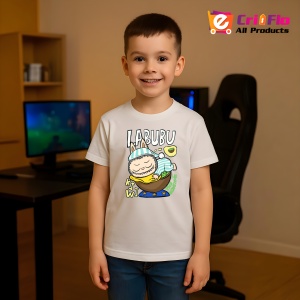 Tricou Labubu kiwi hamac, Unisex Dama si Barbat | Copii - Img 4