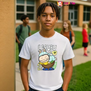 Tricou Labubu kiwi hamac, Unisex Dama si Barbat | Copii - Img 10