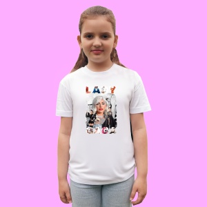Tricou Lady Gaga - Fashion Collage, muzica POP, Dama | Barbat | Copii - Img 3