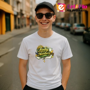 Tricou Lady Numbers Contabilitate Feminitate Cifre, din bumbac 100% , tricou alb pentru Dama | Barbat - Img 7