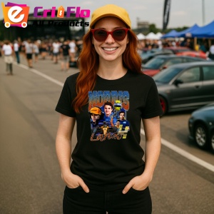 Tricou Lando Norris Ilustratie Masina Echipa Mclaren Formula 1, Copii | Dama | Barbat - Img 8