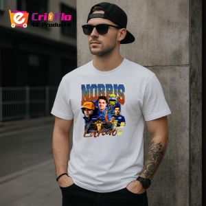 Tricou Lando Norris Ilustratie Masina Echipa Mclaren Formula 1, Copii | Dama | Barbat - Img 5