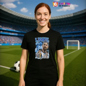 Tricou Lionel Messi Campion Autograf - Copii | Dama | Barbat - Img 10