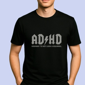 Tricou Log AD Hd Negru, Copii | Dama | Barbat - Img 2