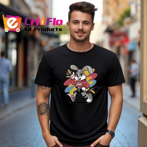 Tricou Lola stil sportiv cu hanorac rosu si sneakers pe fundal abstract Copii | Dama | Barbat Barbat - Img 17
