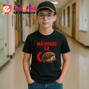 Tricou Ma Doare la C Arici, Copii | Dama | Barbat , tricou negru - Img 5