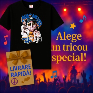 Tricou Mac Miller - Most Dope stil colaj, muzica Rap, Dama | Barbat | Copii, Culoare Negru - Img 15
