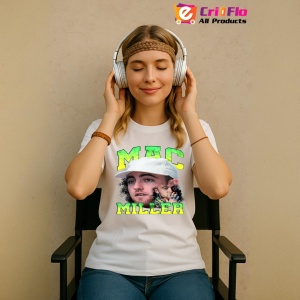 Tricou Mac Miller Portret artistic, muzica Rap / Emo Rap, Dama | Barbat | Copii - Img 8