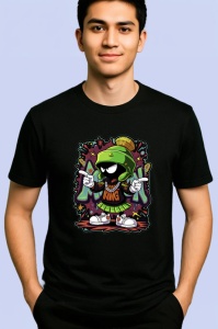 Tricou Marvin the Martian hip-hop cu microfon Copii | Dama | Barbat - Img 5