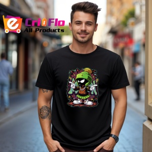 Tricou Marvin the Martian hip-hop cu microfon Copii | Dama | Barbat - Img 20