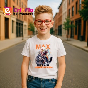 Tricou Max Verstappen Ilustratie Artistica Campion Formula 1, Copii | Dama | Barbat - Img 7